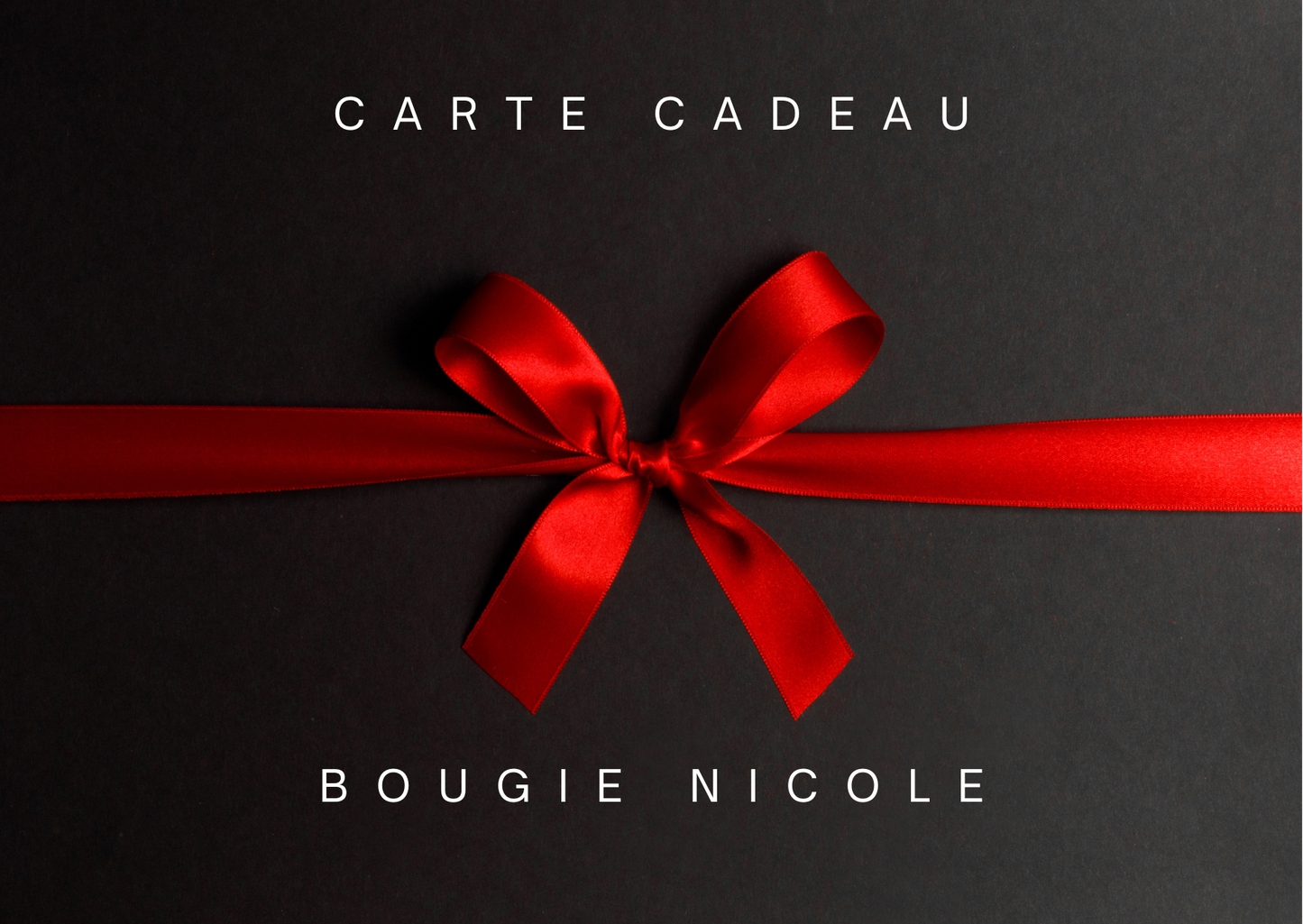 Carte Cadeau Bougie Nicole